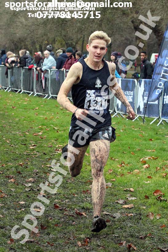 Senior and under-23 men, 2019 European Cross Country Trials and British Cross Challenge, Sefton Park, Liverpool.  Photo: David T. Hewitson/Sports for All Pics